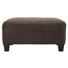 Nadean - Brown Sectional with Ottoman