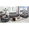 Prime Leather Aire Power Reclining Sofa Loveseat and Chair - Grey