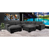 2358 - Ultra Plush Upholstery Left Chaise Sectional - Grey