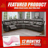 8888 - Reclining Sectional in Grey