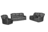 Harlow - Reclining Sofa, Loveseat and Chair Set - Grey