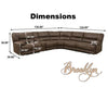 Brooklyn - Reclining Power Sectional