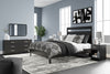 Obsidian - Queen Bedframe with Headboard