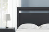 Obsidian - Queen Bedframe with Headboard