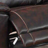 F14 - Leather Reclining Sectional - Brown