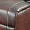 F14 - Leather Reclining Sectional - Brown