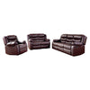 Cameron - Reclining Sofa, Loveseat and Chair Set - Brown