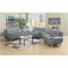 Polaris - Sofa Set Faux Leather - Grey