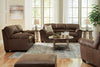 8055 - Sofa, Loveseat and Chair Set - Brown