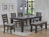 2152GY - Bardstown 6 Piece Dining Set - Grey
