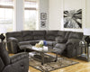 Timothy Grey Fabric Reclining Sectional