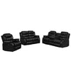 6059 - Reclining Sofa, Loveseat and Chair Set - Black