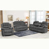 6059 - Reclining Sofa, Loveseat and Chair Set - Grey Fabric