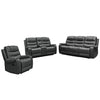 8837 - Reclining Sofa, Loveseat and Chair Set - Grey