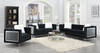 HL20080 - Fabric 3 Piece Sofa Set in Black