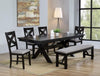 2336 - 6 Pieces Set - Havanna Dining Table - Black
